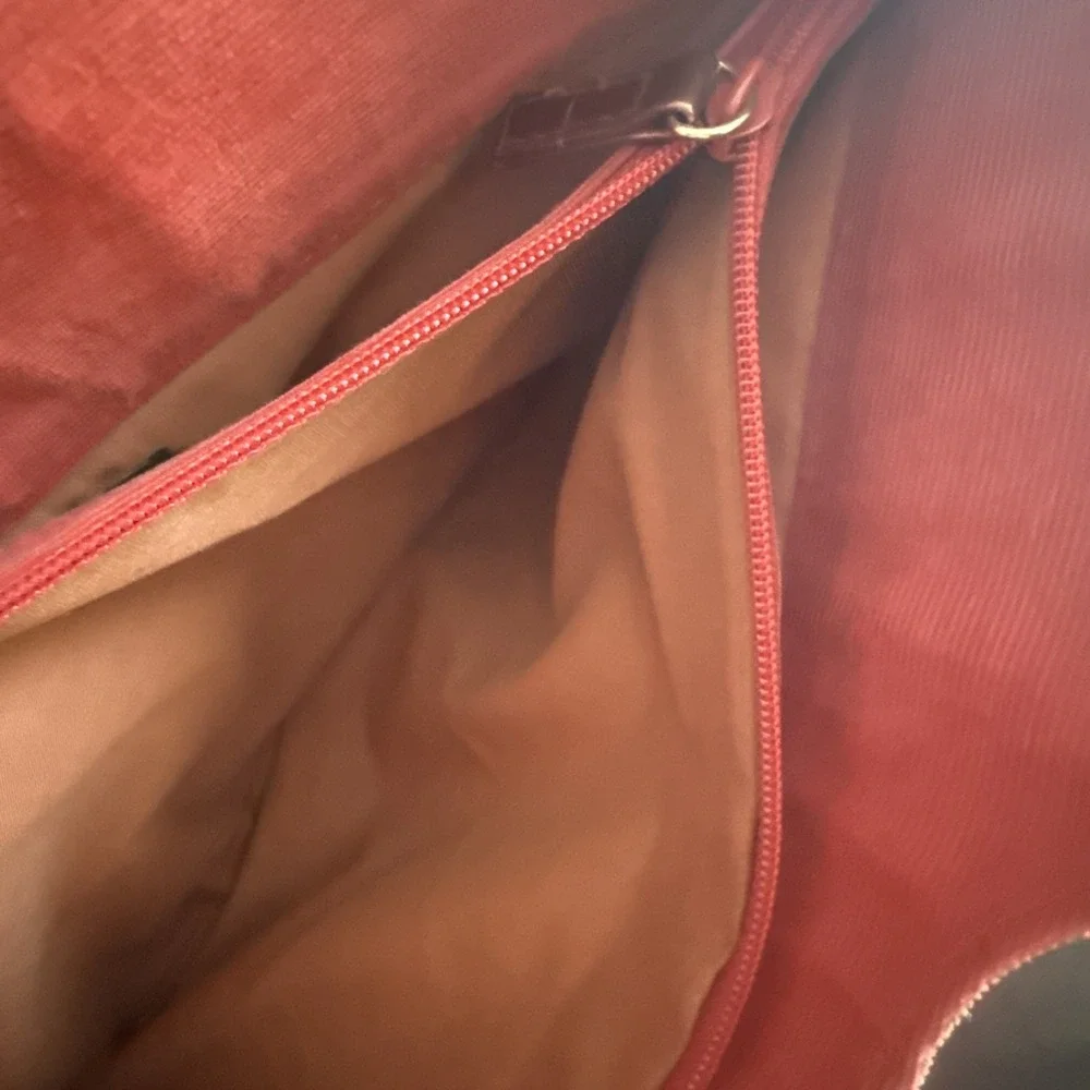 Victoria's‎ Secret Velvet Floral Purse Corduroy Unique NWT